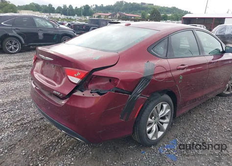 2015 Chrysler 200 S from USA, damaged, VIN 1C3CCCBB8FN720022